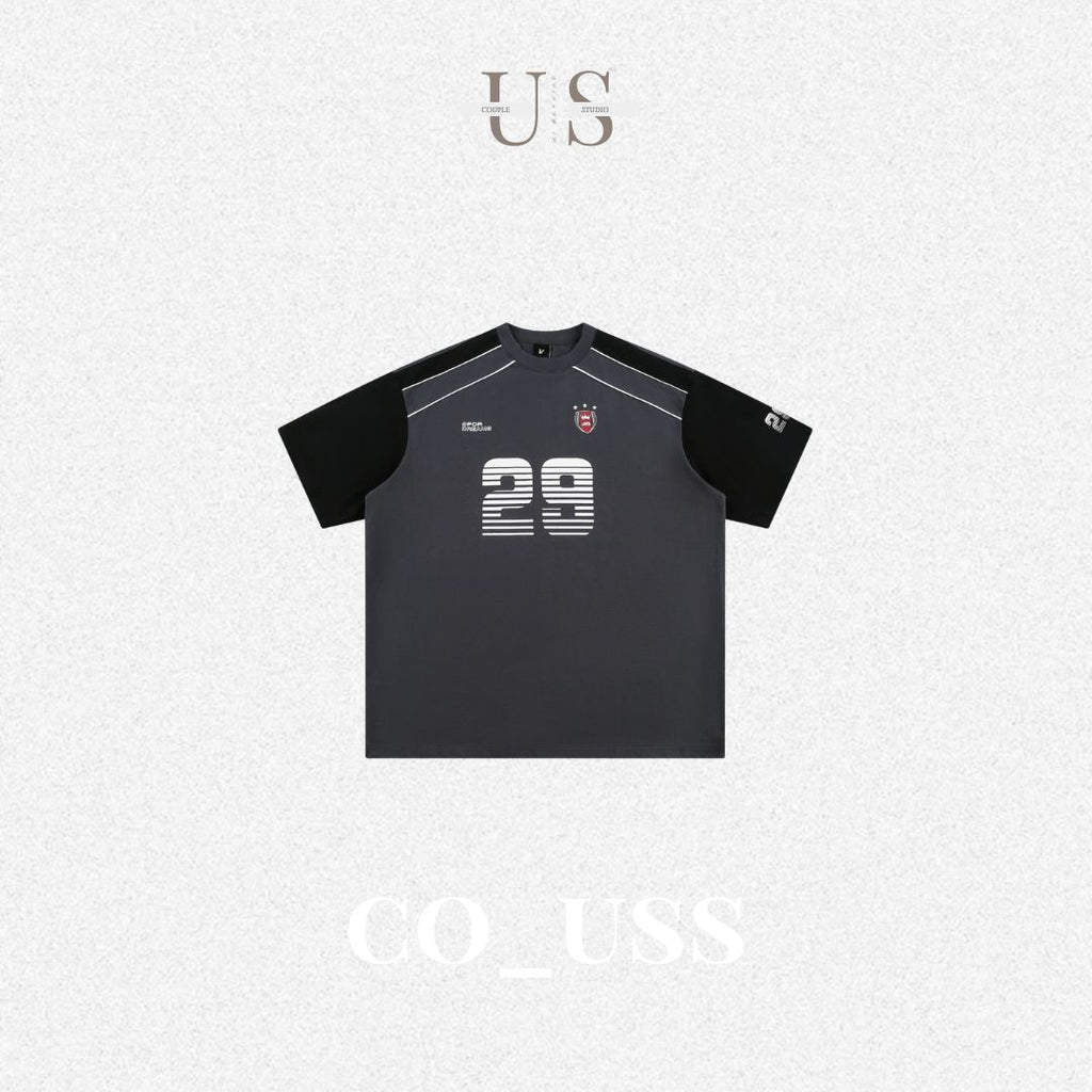 S0315 American sports style short-sleeved T-shirt