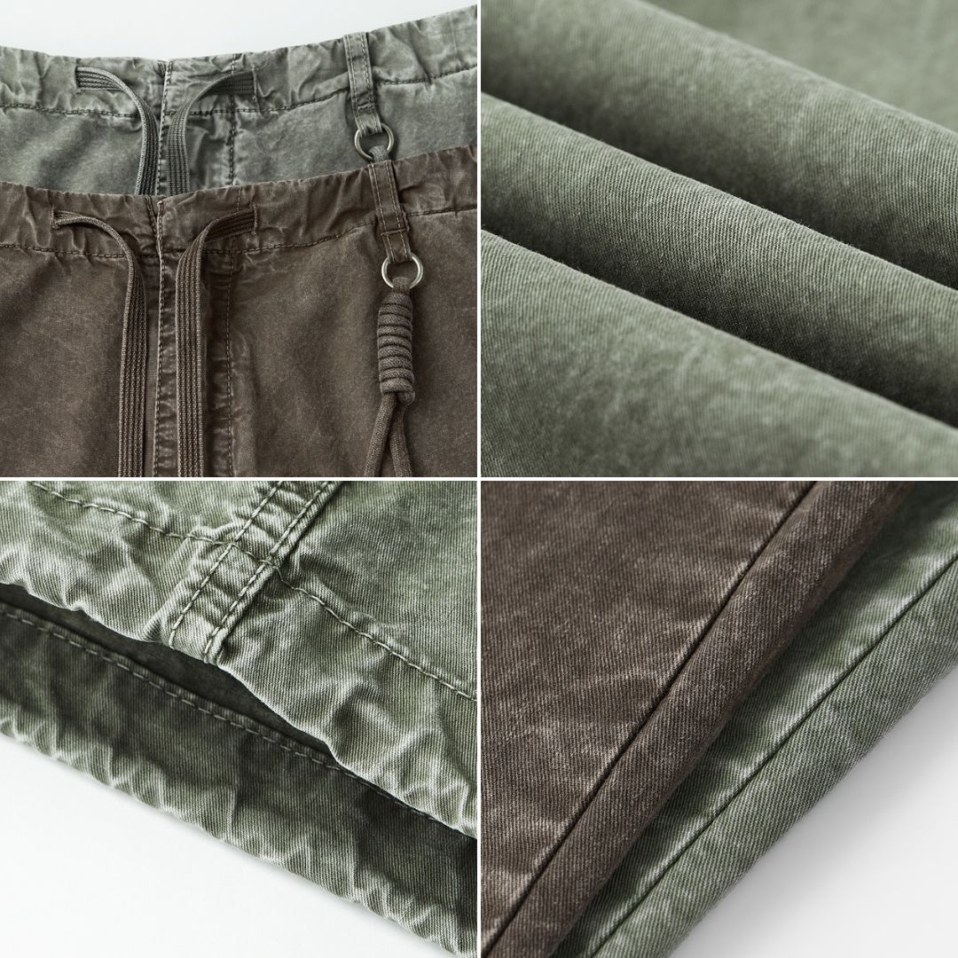 P0135 American style heavy washed cargo pant