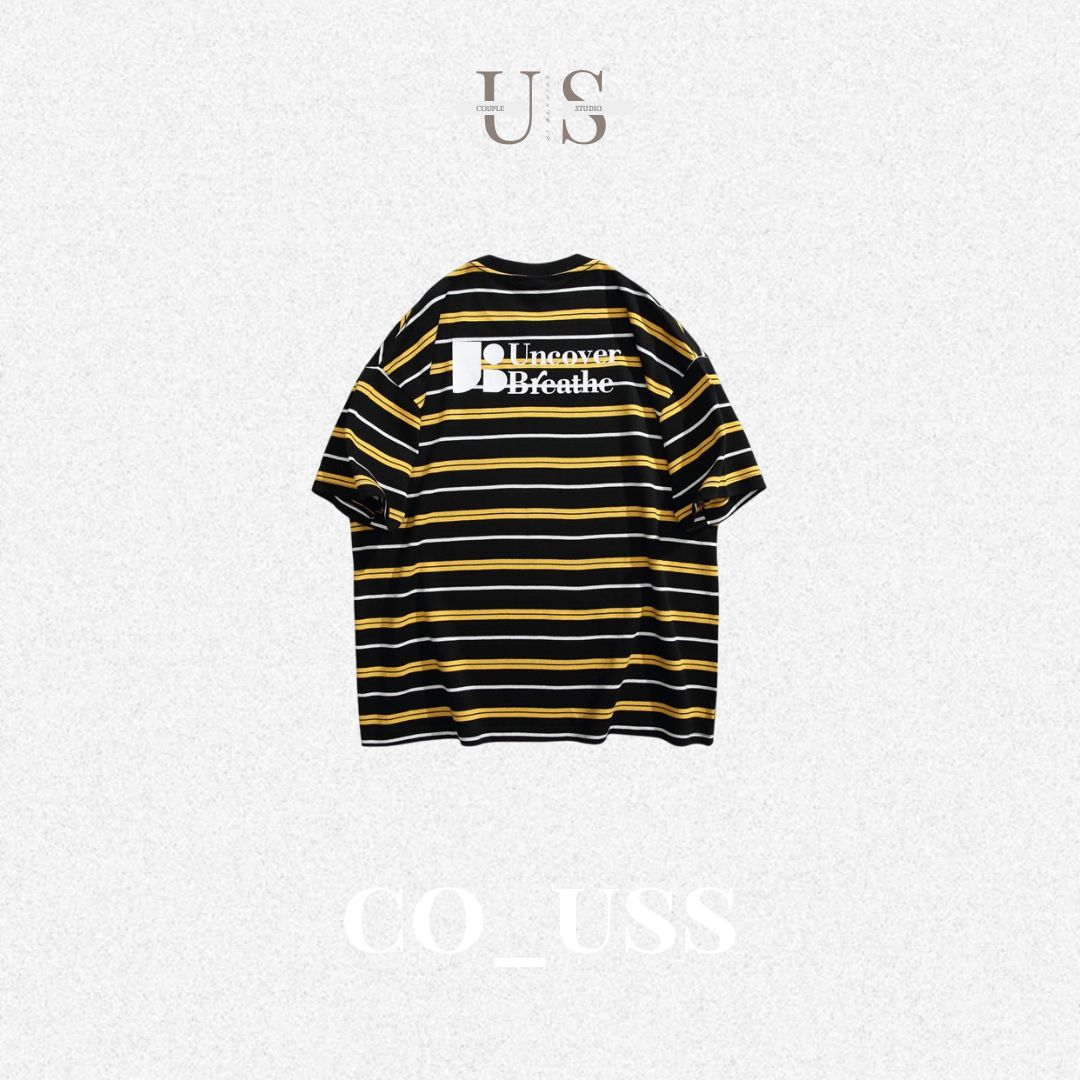 S0327 UNDREST American retro college style trendy round neck T-shirt