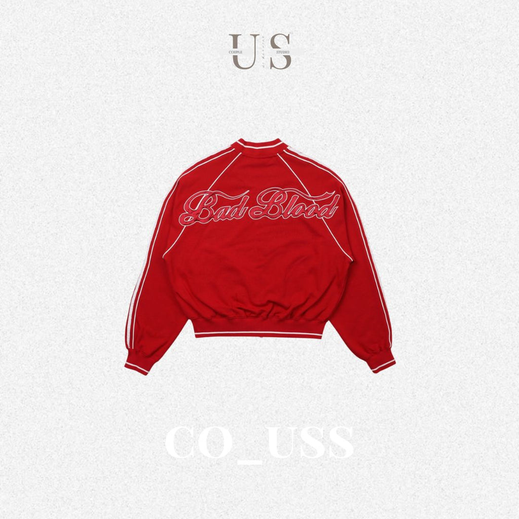 S0324 BADBLOOD American retro clothing cotton back youth logo jacket