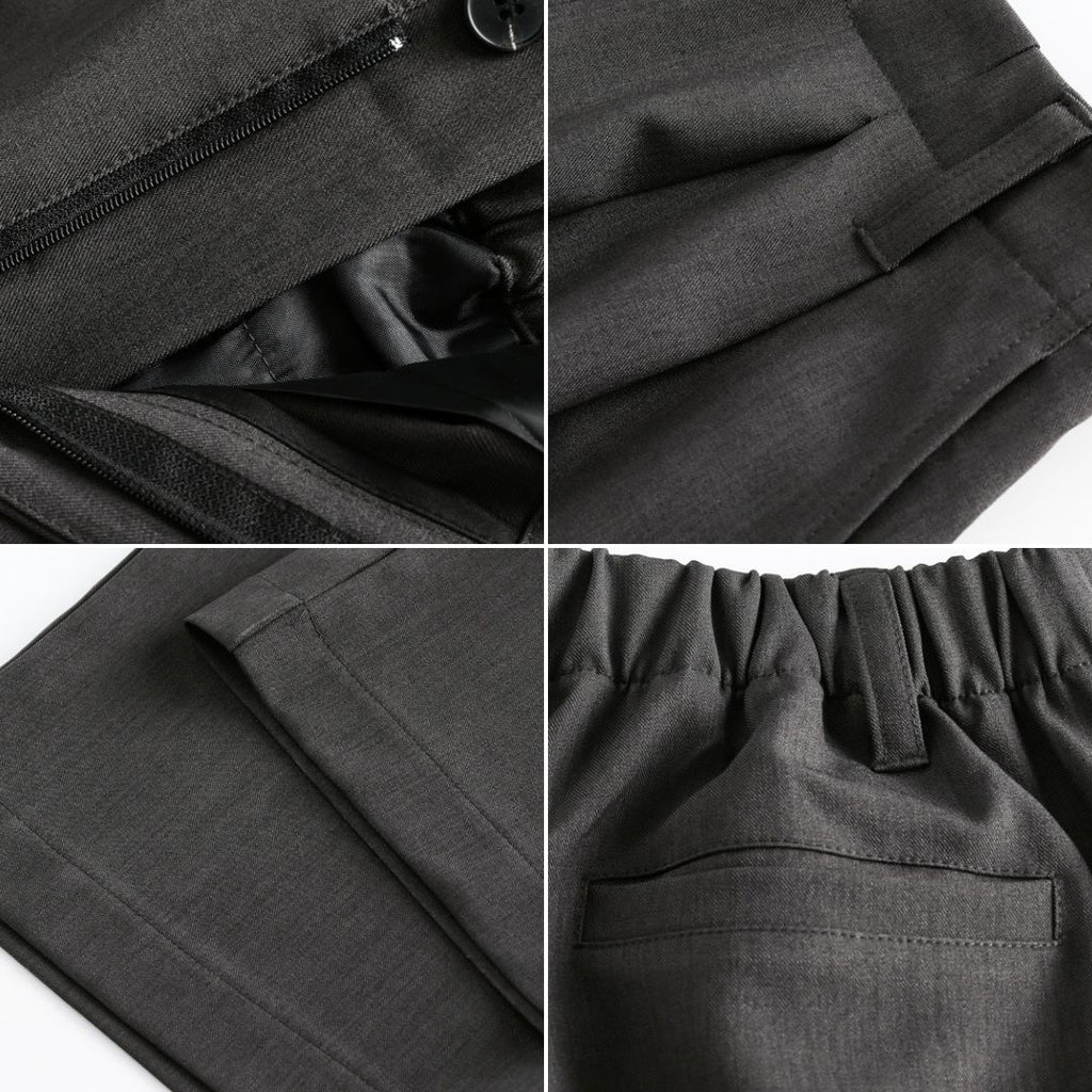 P0137 Japanese retro drape double pleated suit pants wide-leg casual pants