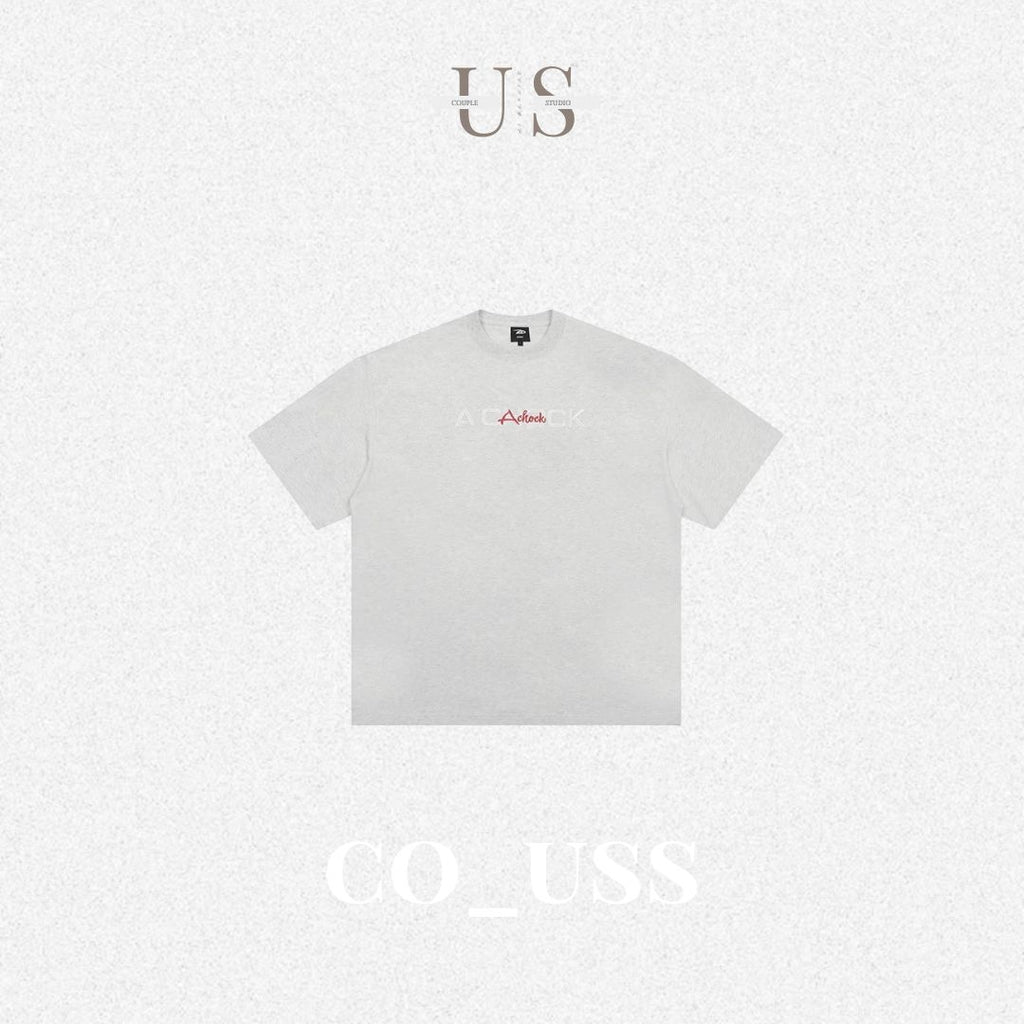 S0385 American style Letter logo Print short-sleeved T-shirt