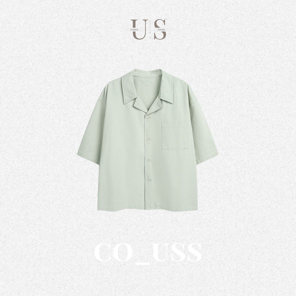 S0330 American retro cleanfit short-sleeved shirt