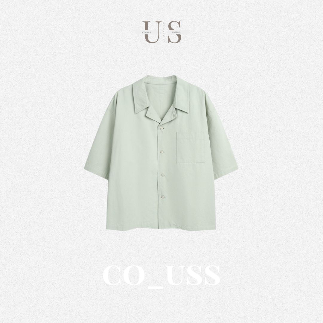 S0330 American retro cleanfit short-sleeved shirt