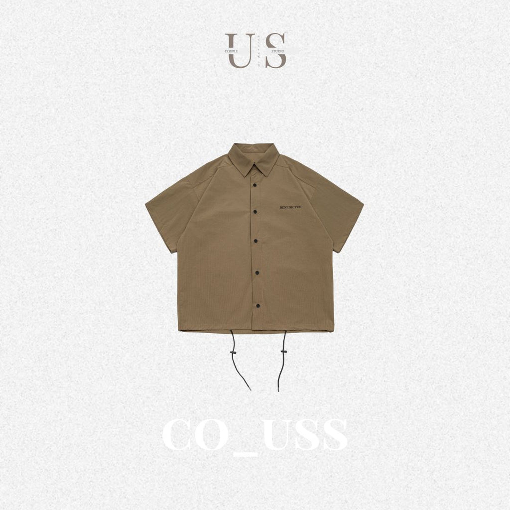 S0320 SANHOMME Japanese retro work shirt loose