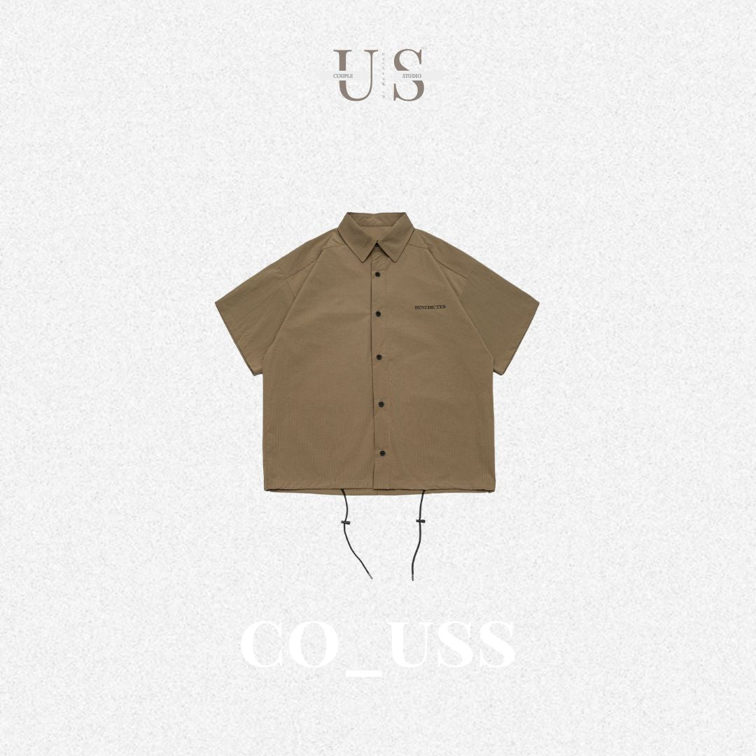 S0320 SANHOMME Japanese retro work shirt loose