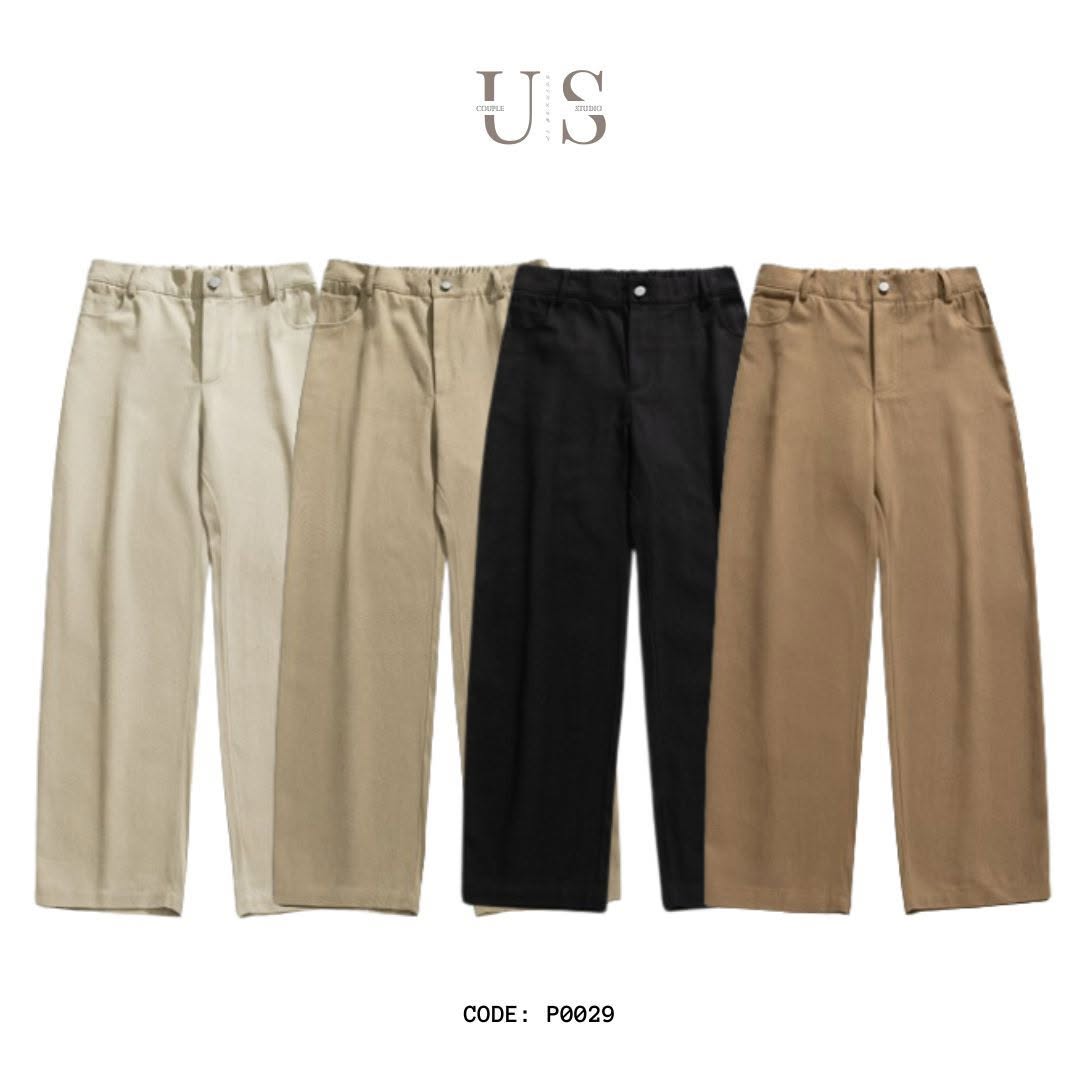 P0029 Japanese Straight Loose Vintage Casual Pants