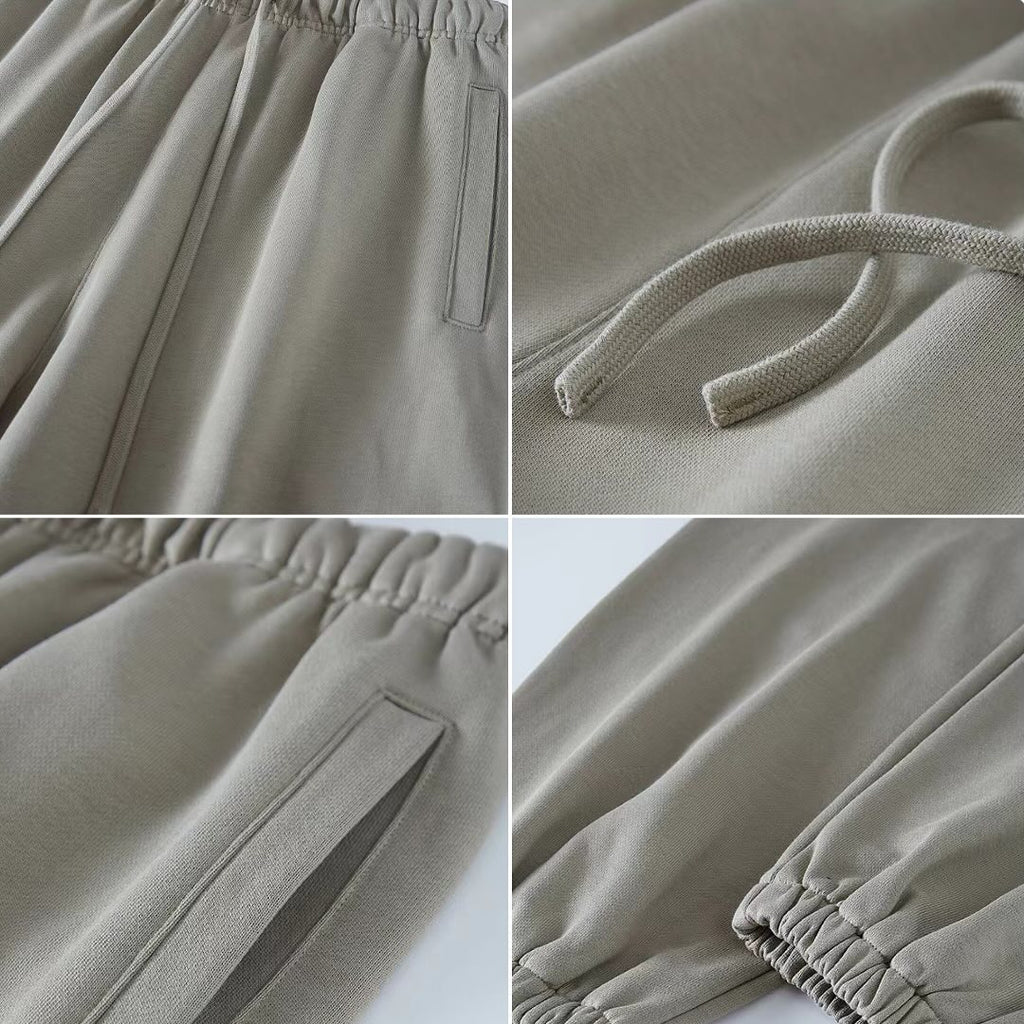 P0047 American loose straight-through pure cotton sports casual pants