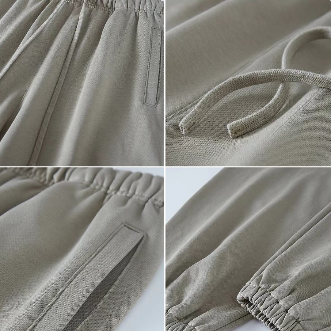 P0047 American loose straight-through pure cotton sports casual pants