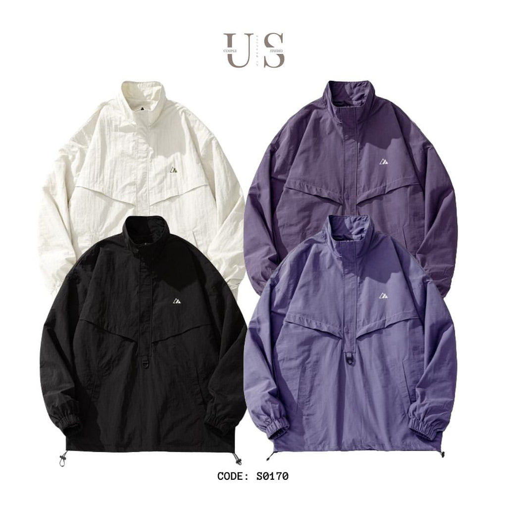 S0170 Japanese casual simple jacket