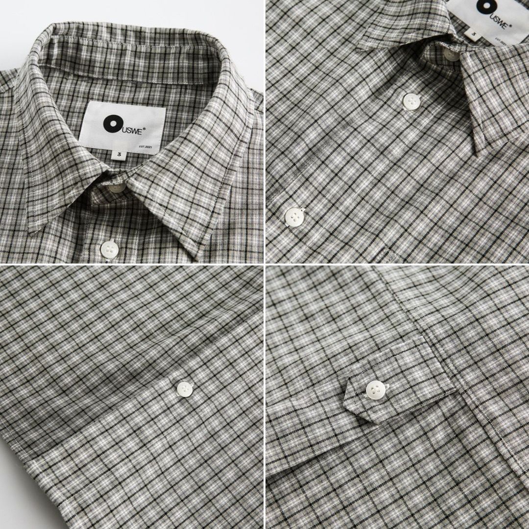 S0180 Japanese Vintage cityboy oversize plaid shirt Available: Green