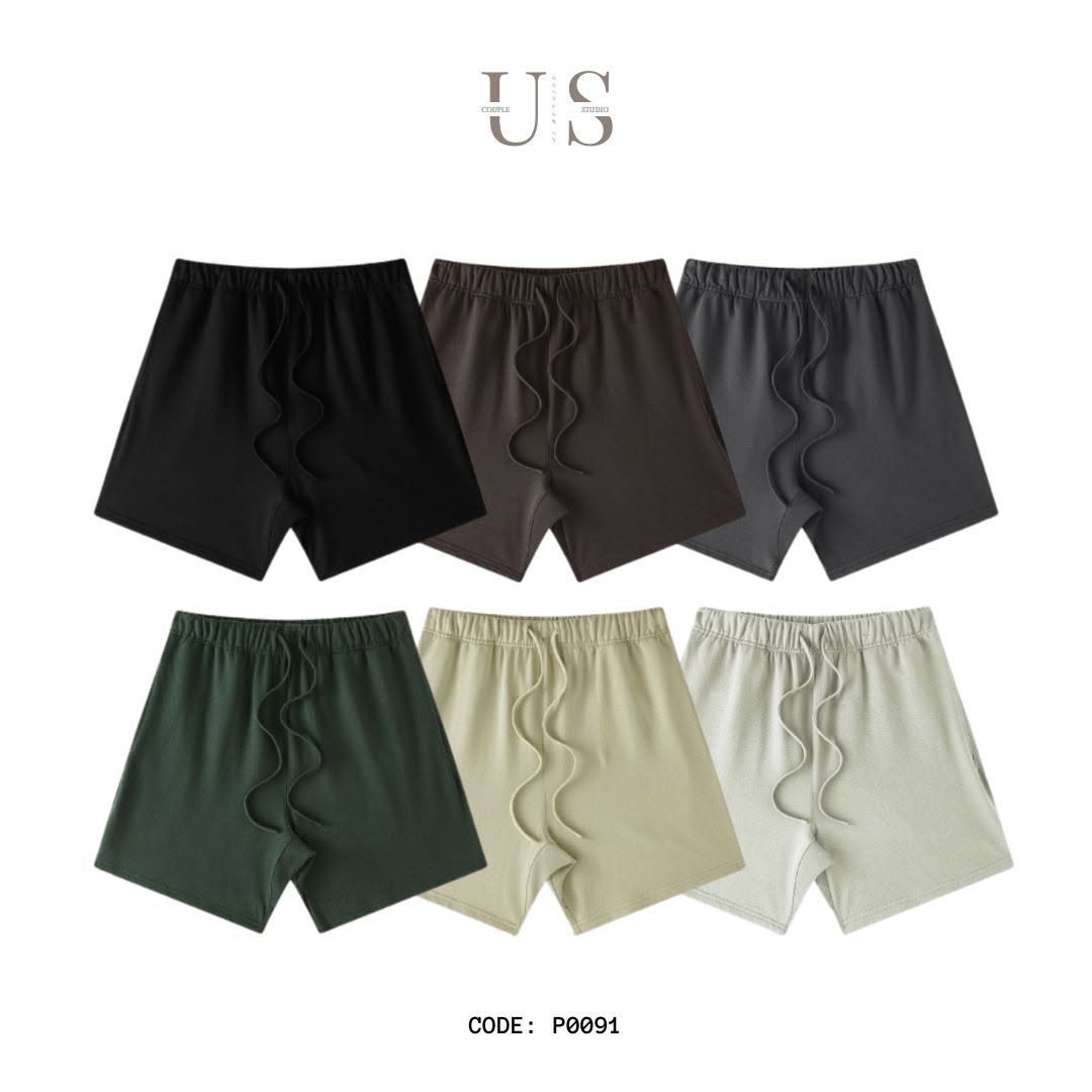 P0091 American style casual quarter short sweatpants