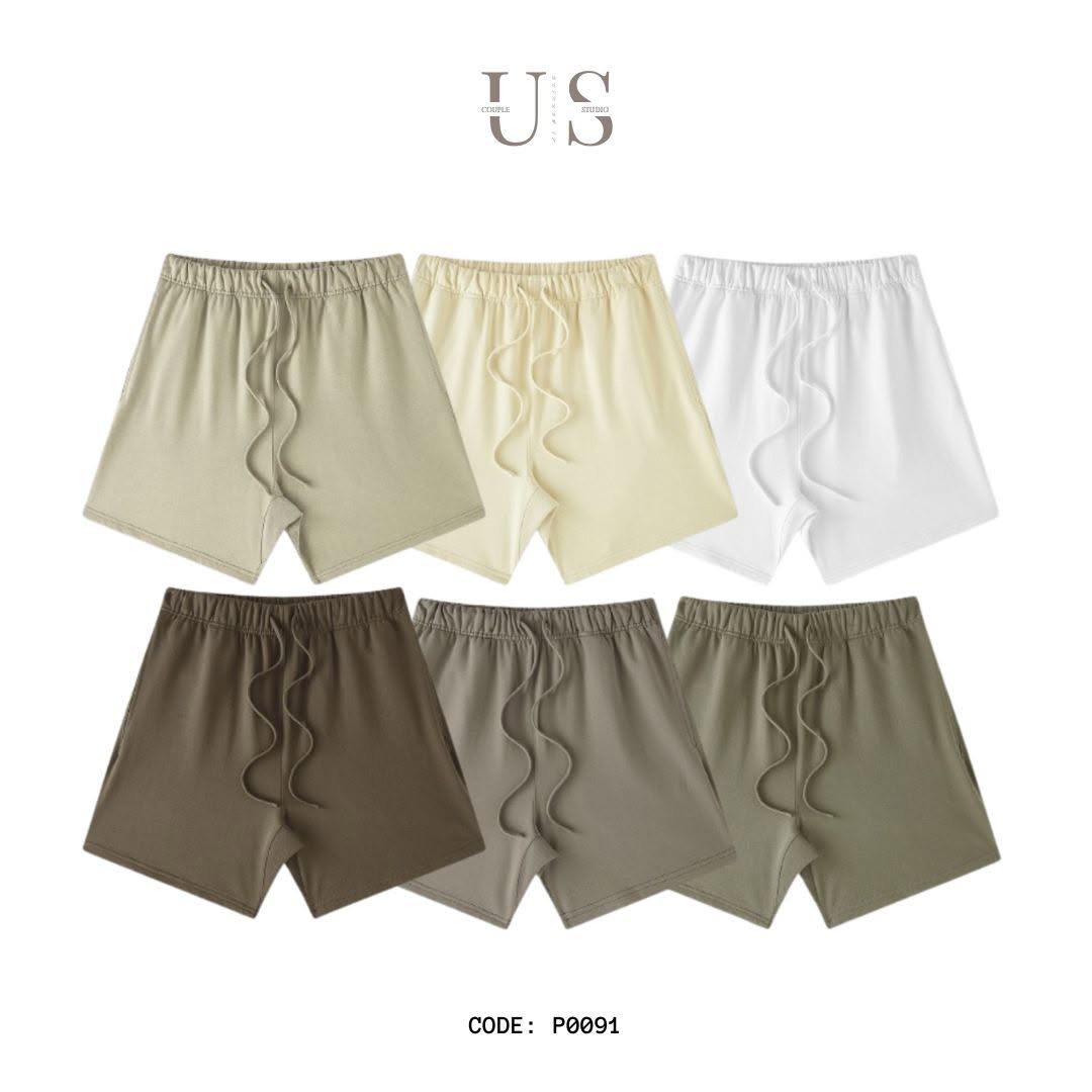 P0091 American style casual quarter short sweatpants