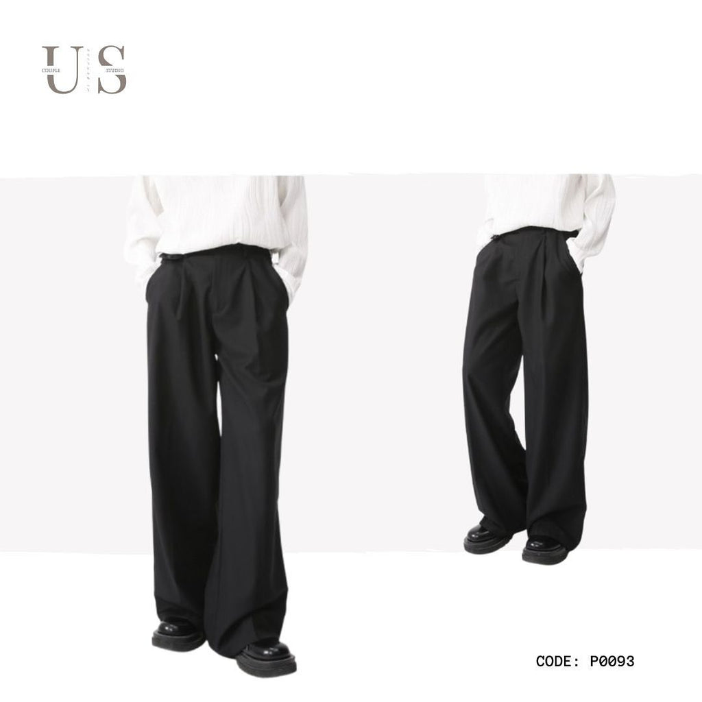P0093 Korean casual loose lazy style straight pants