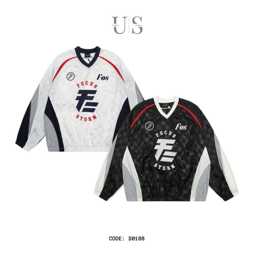 S0188 American Vintage oversize Long-Sleeve Jersey