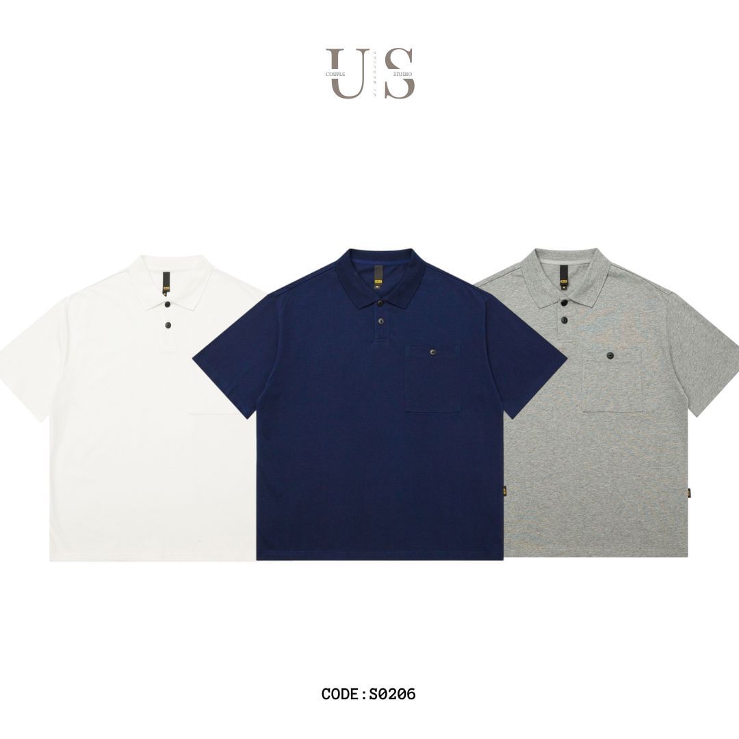 S0206 Japanese summer fashionable lapel Polo shirt