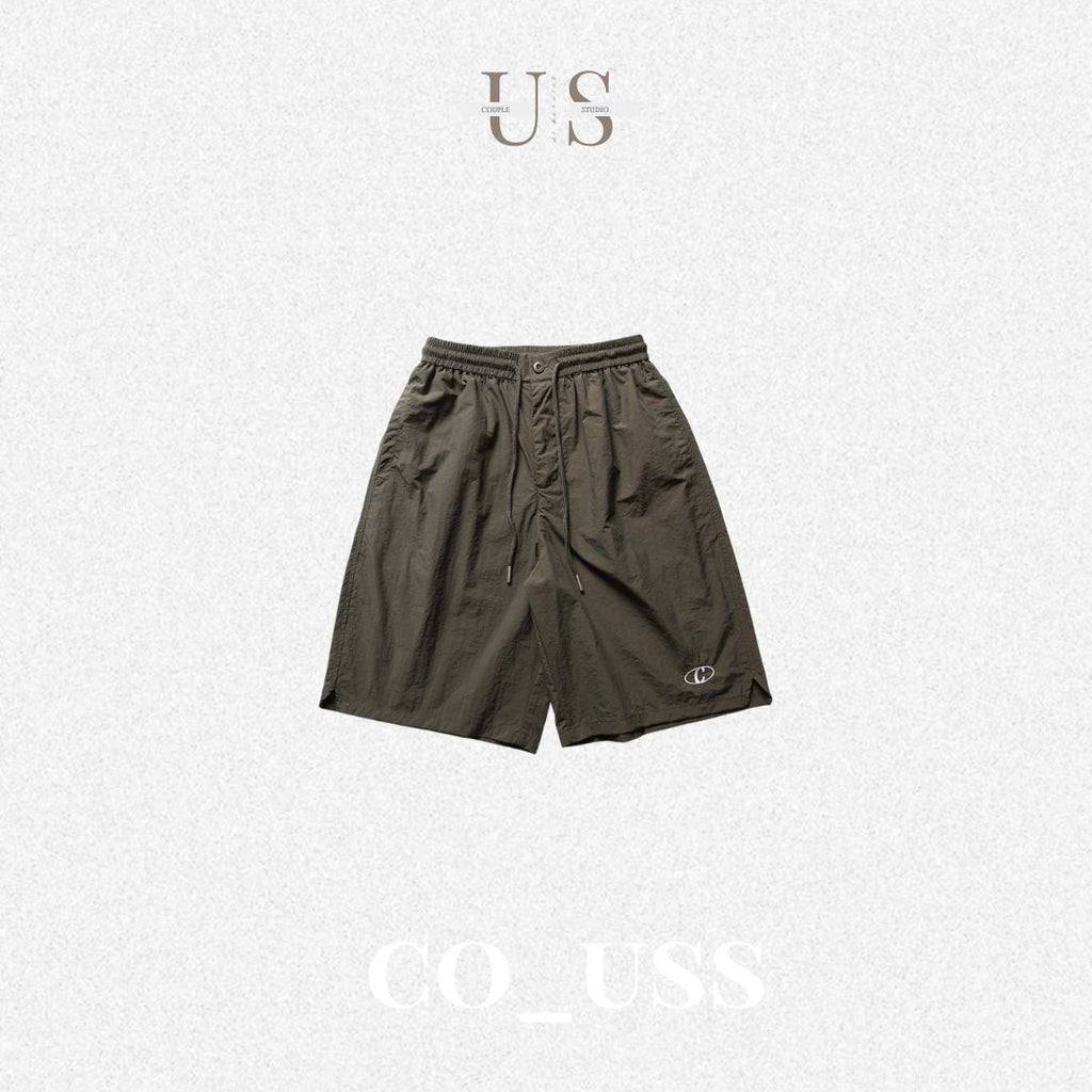 P0156 SwimSeed camping style outdoor trendy brand embroidery workwear quick-drying shorts