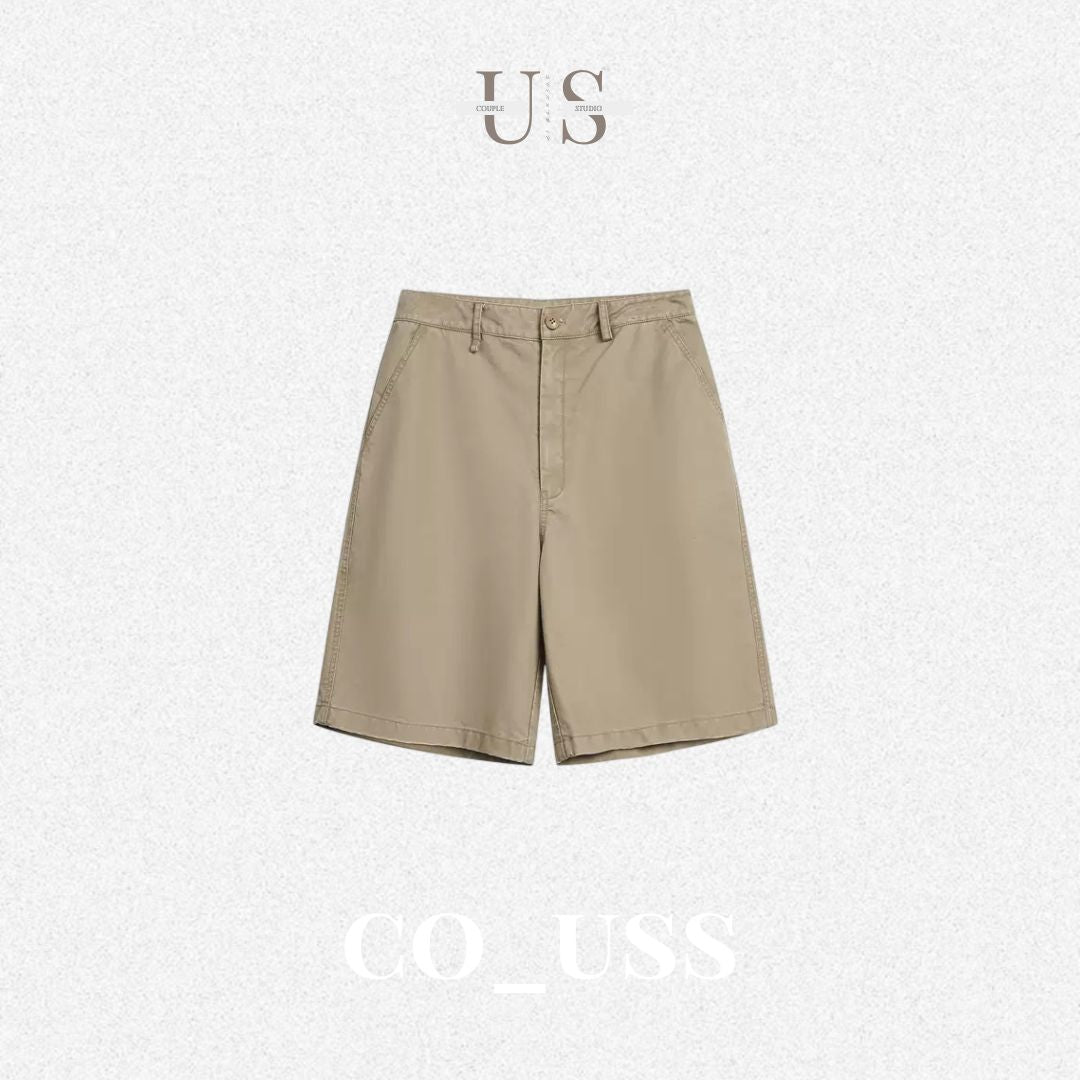 P0199 Japanese-style cityboy retro loose-fitting five-point cargo pants