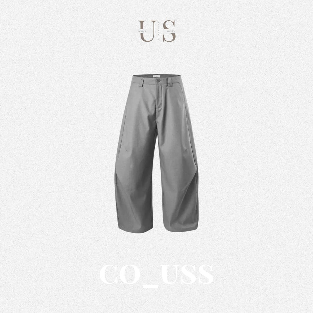 P0227 American-style Cleanfit streetwear workwear casual curved trousers