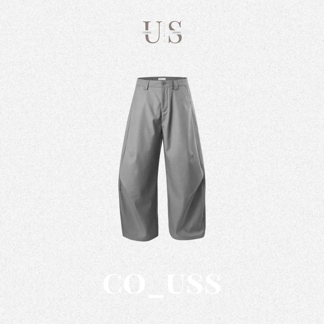 P0227 American-style Cleanfit streetwear workwear casual curved trousers