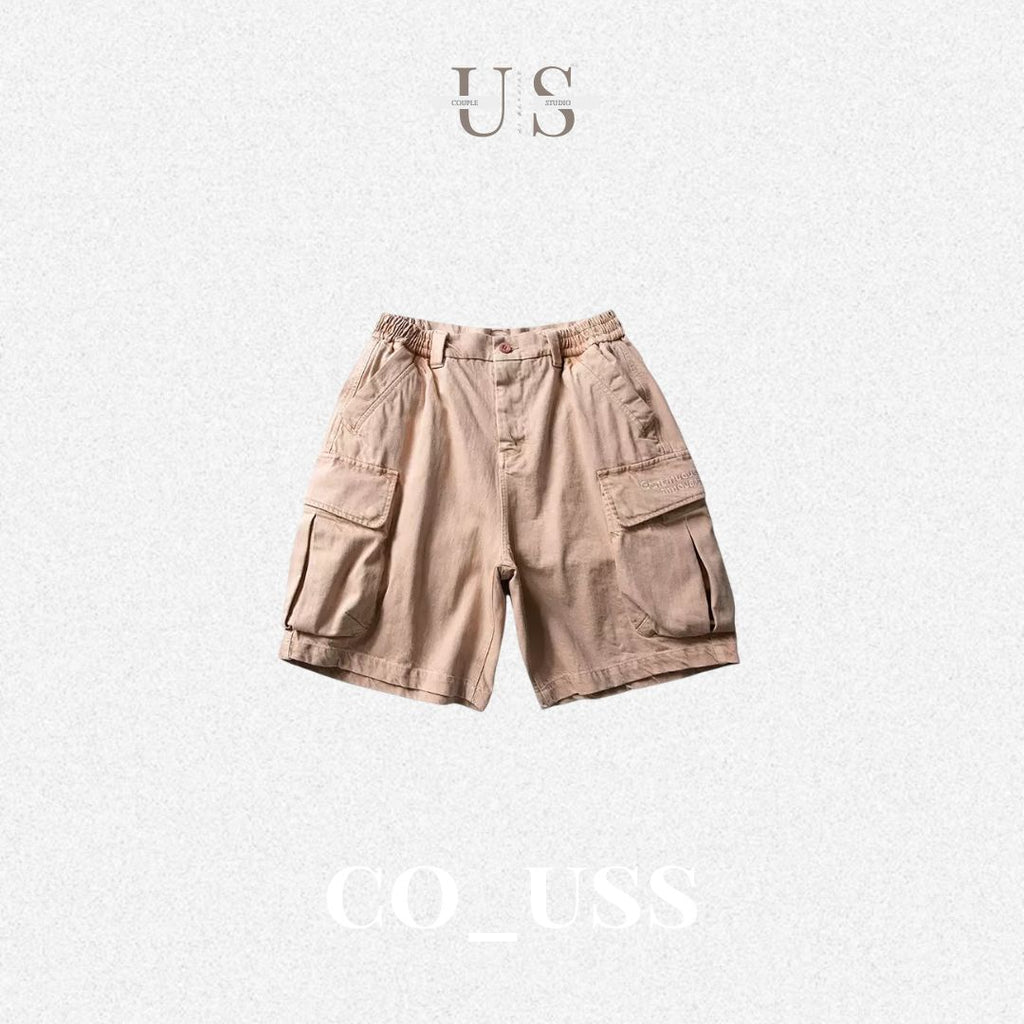 P0203 American-style multi-pocket heavyweight Short Cargo-Pants
