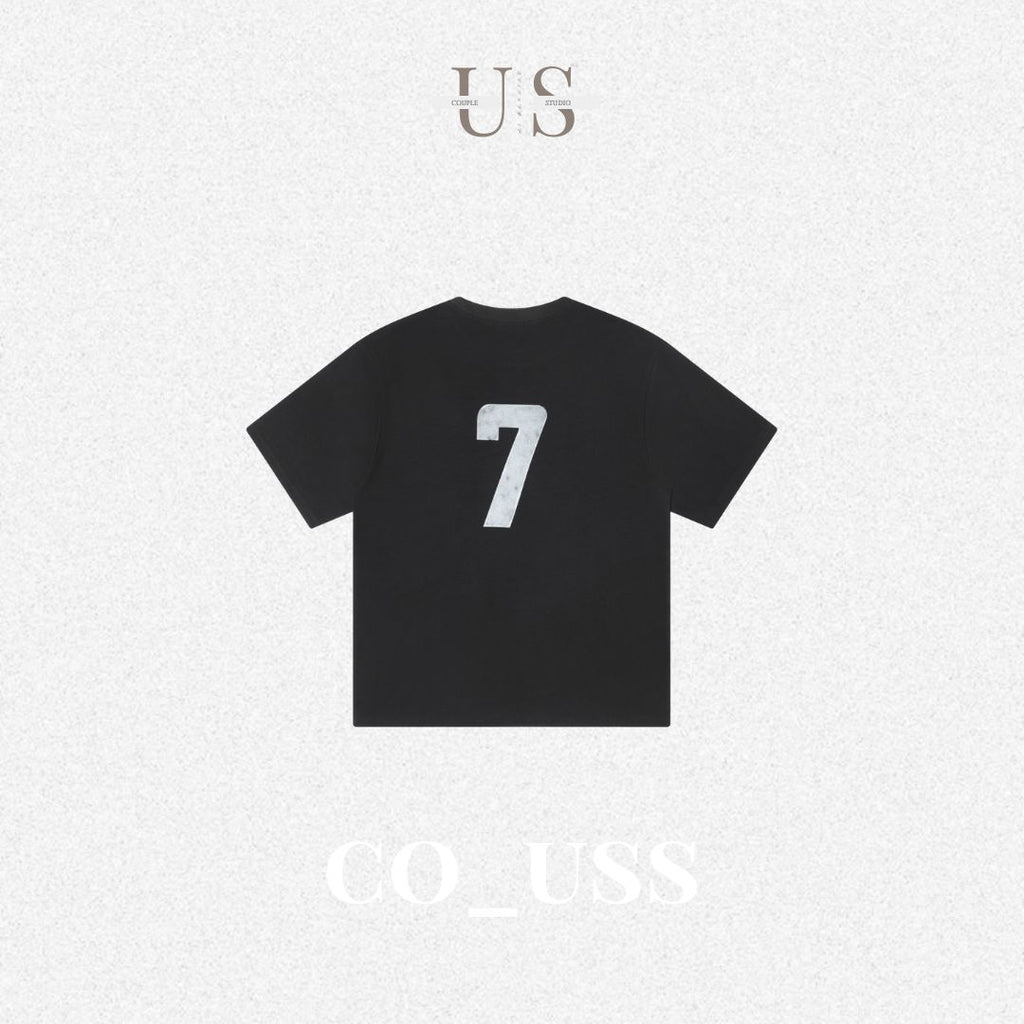 S0319 American high street printed round neck short-sleeved T-shirt