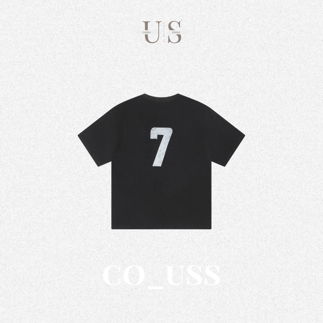S0319 American high street printed round neck short-sleeved T-shirt