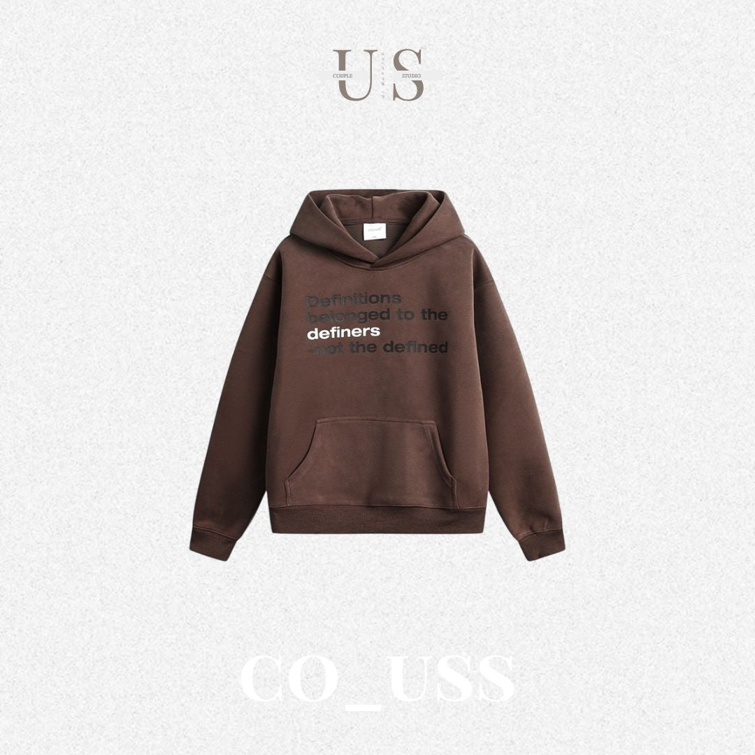 S0336 American Retro Campus Style Hoodie Men's Fashion Brand Loose Casual Student Hoodie