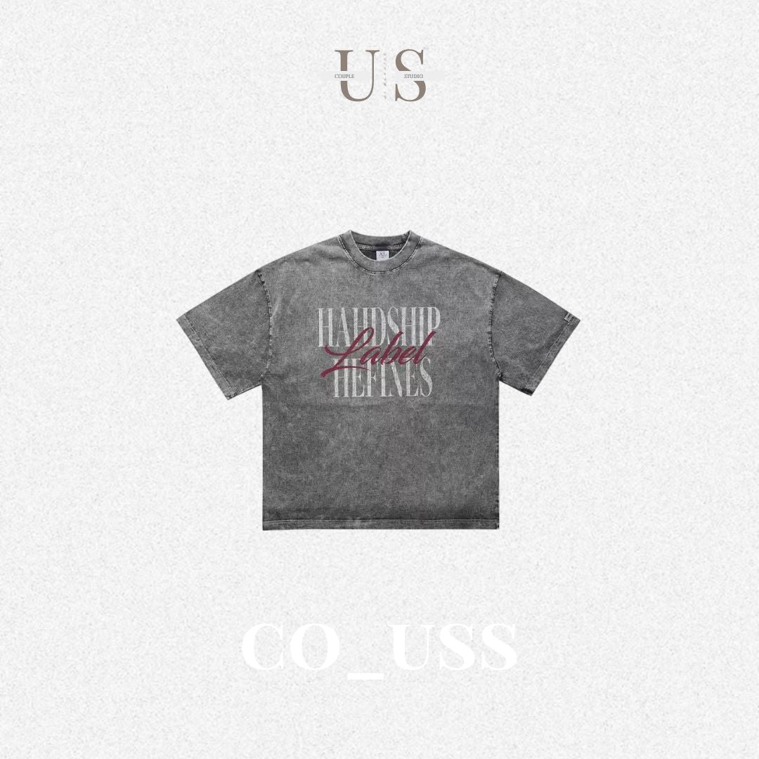S0375 Vivgae Original American Trendy Brand Street Washed Distressed Loose Men's T-Shirt