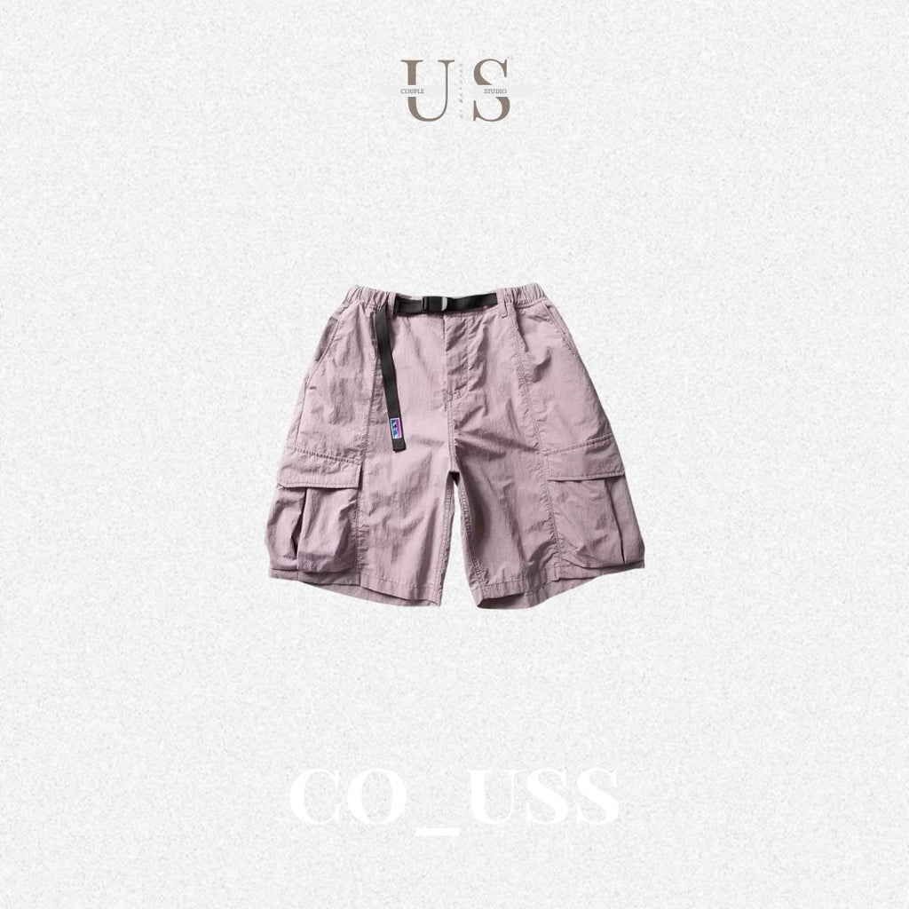 P0204 Japanese-style outdoor functional quick-drying retro multi-pocket cargo shorts