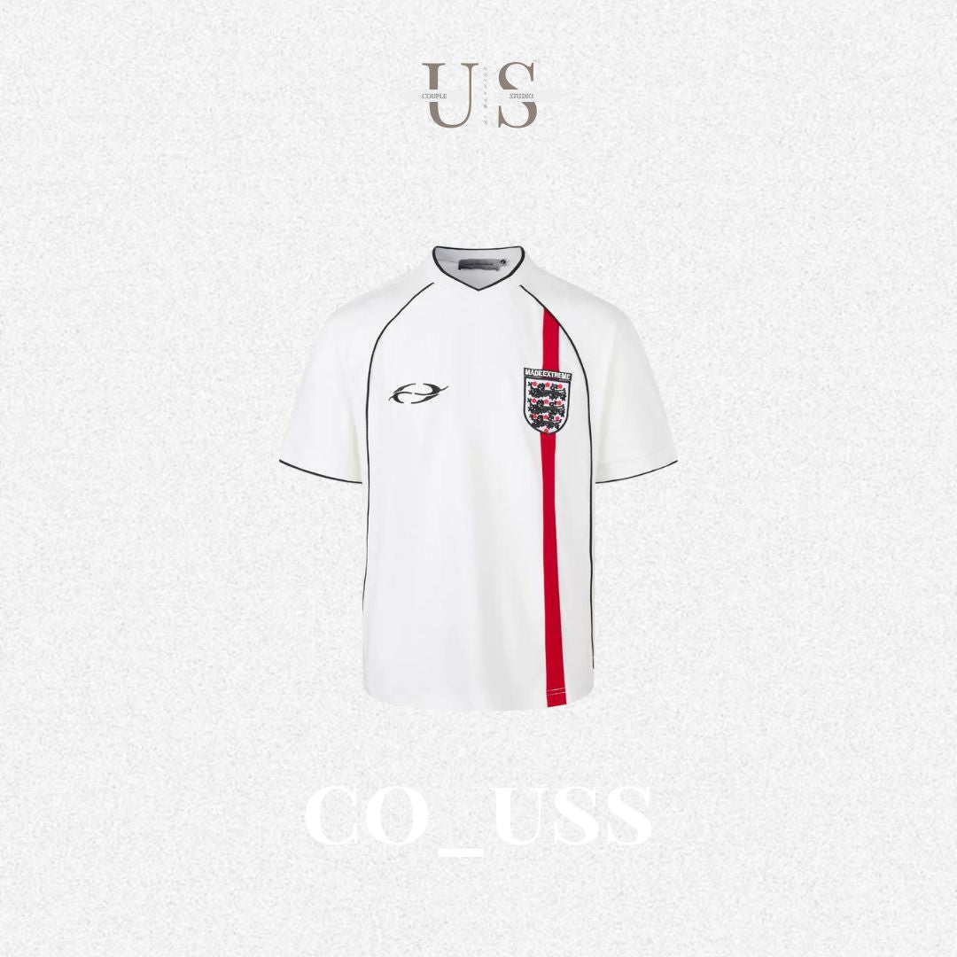 S0373 American Retro Street Football Clothes Jersey Loose Short-sleeved T-shirt Top Cool Solona