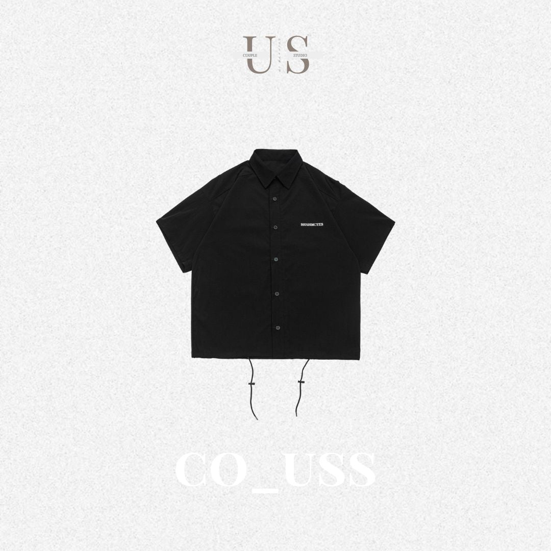 S0320 SANHOMME Japanese retro work shirt loose
