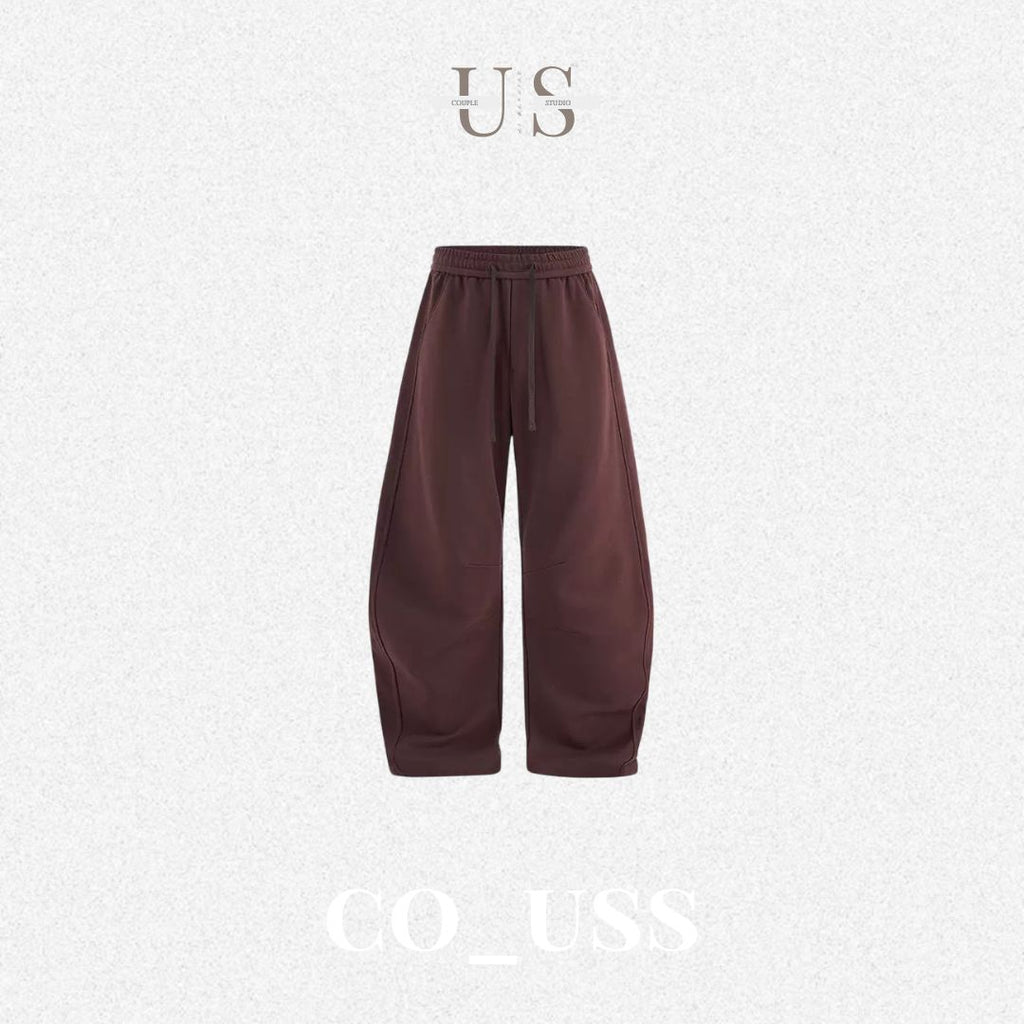 P0197 American Style 380G Wide-Leg Dragon Scale Curved Blade Sweatpants
