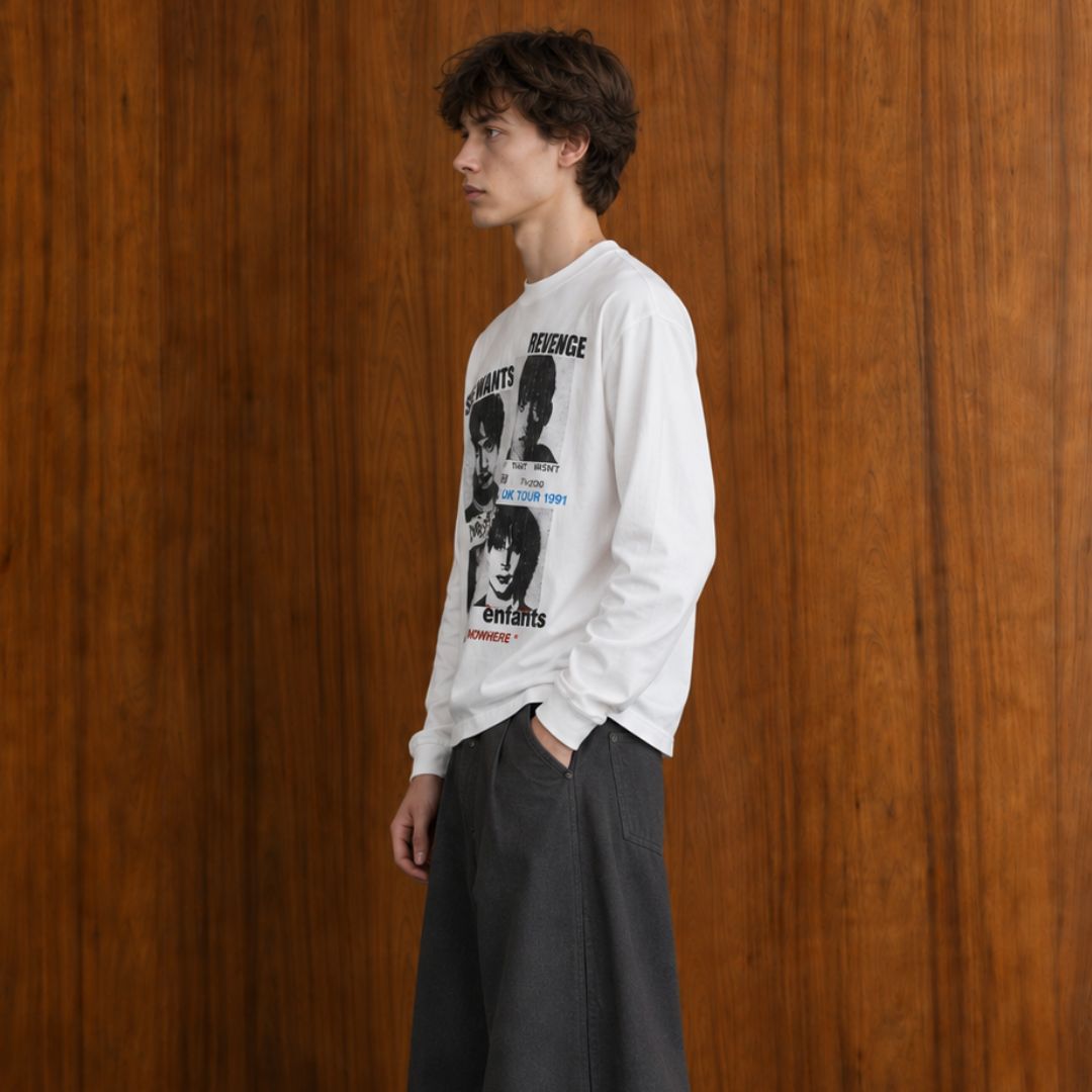 LK006 Revenge Collage Long Sleeve