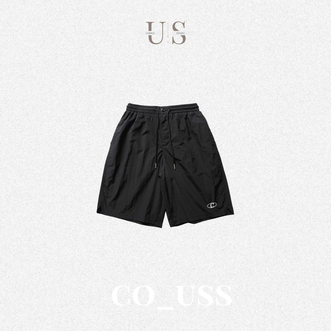 P0156 SwimSeed camping style outdoor trendy brand embroidery workwear quick-drying shorts