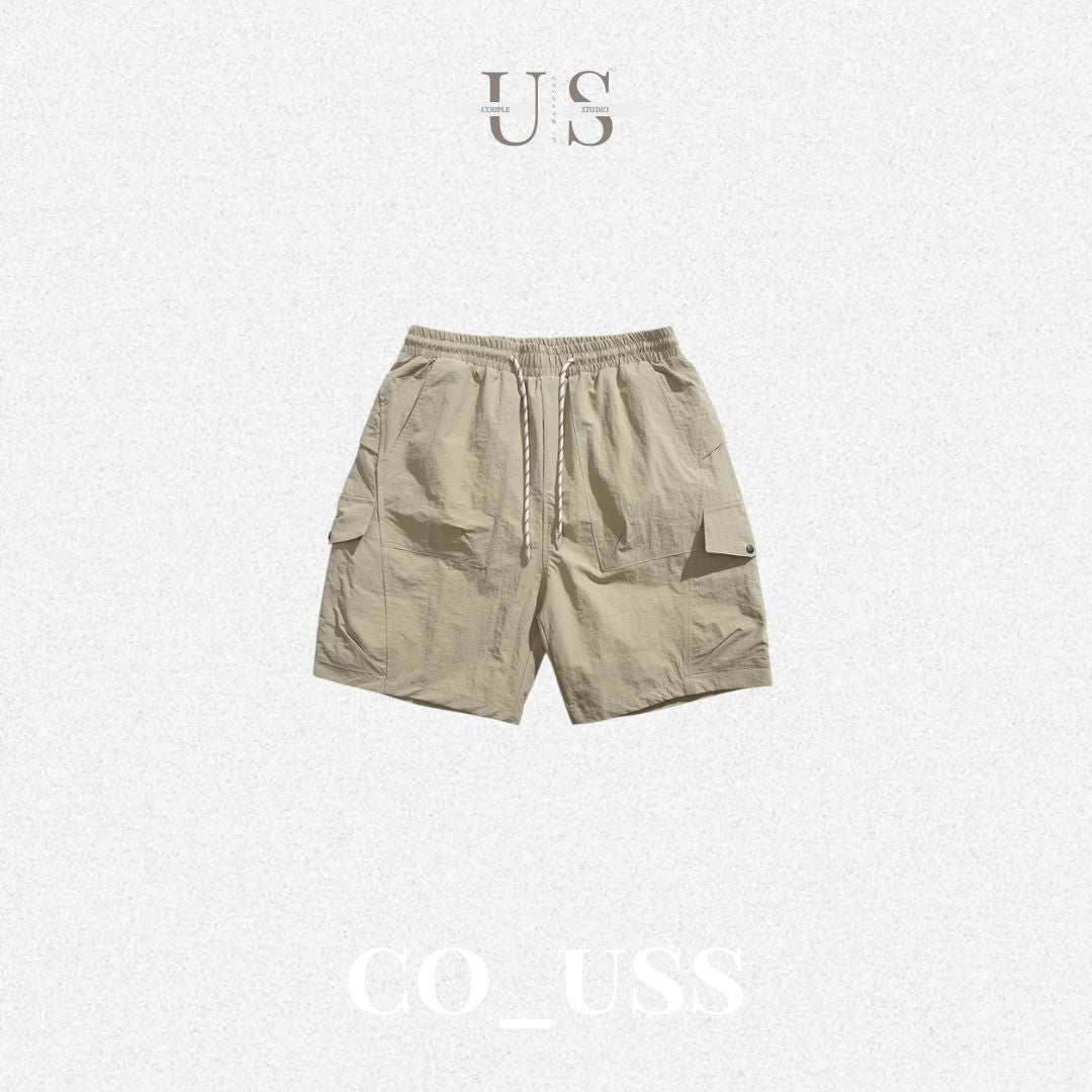 P0162 COUSS original outdoor trendy sports shorts men's loose mid-length pants quick-drying shorts