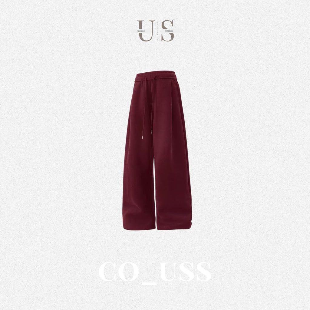 P0228 American-style retro curved-blade casual sweatpants