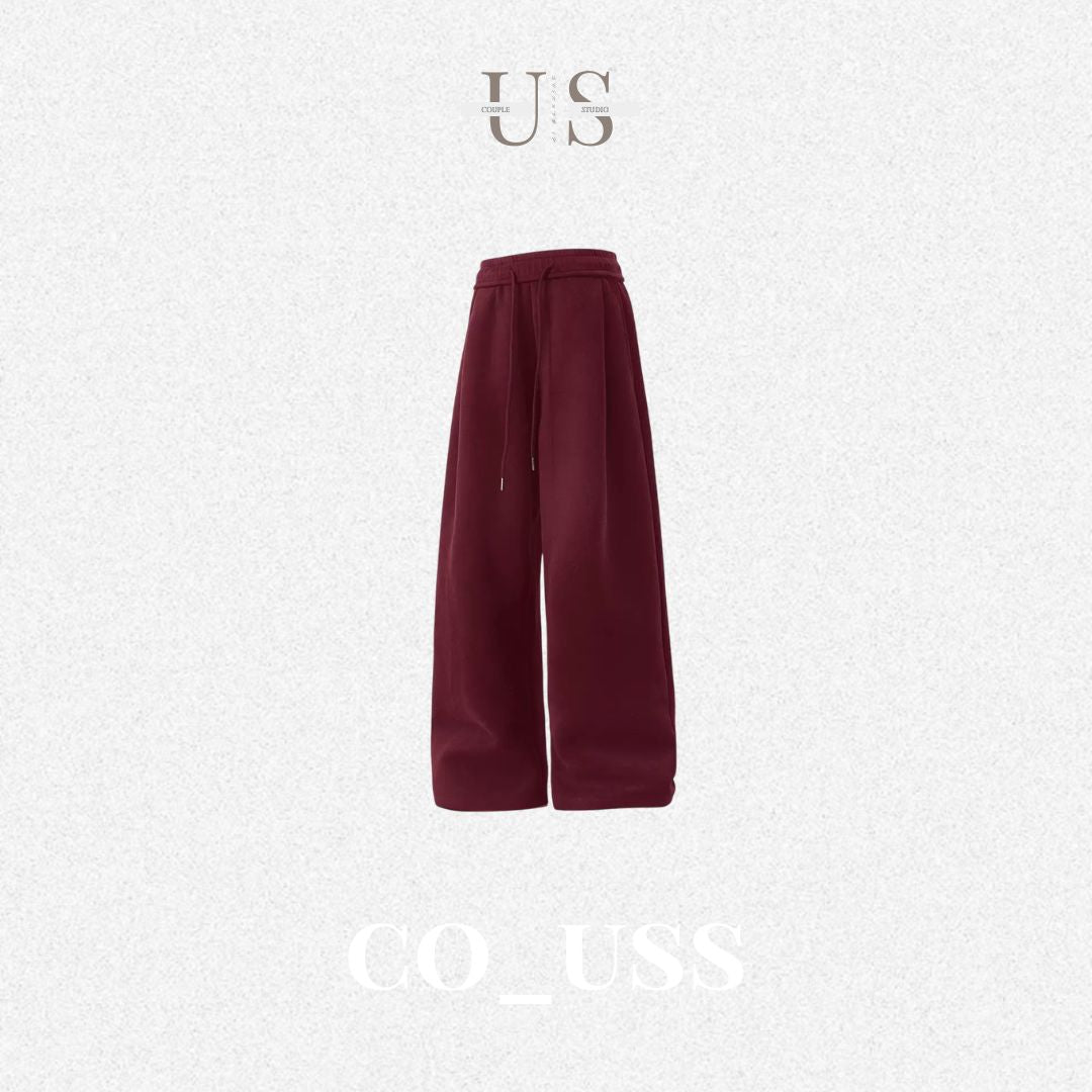 P0228 American-style retro curved-blade casual sweatpants
