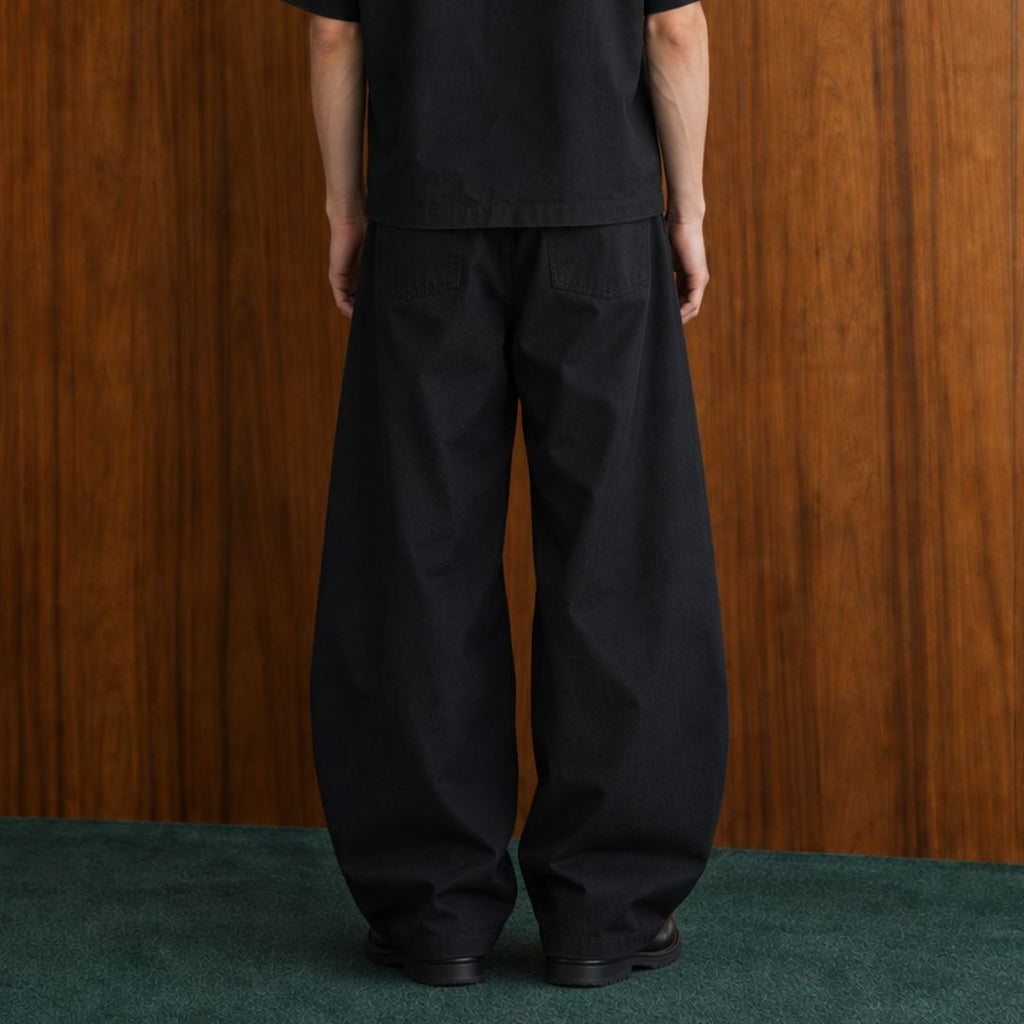 LK009 Noir Wide Leg Trousers