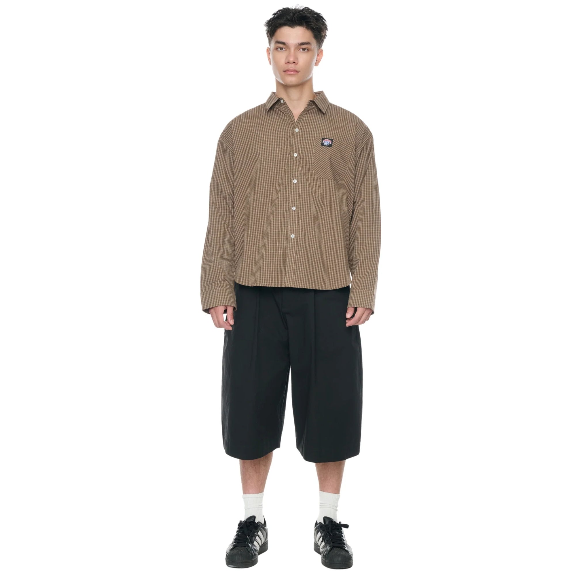 PP006 Gingham Oversize Shirt