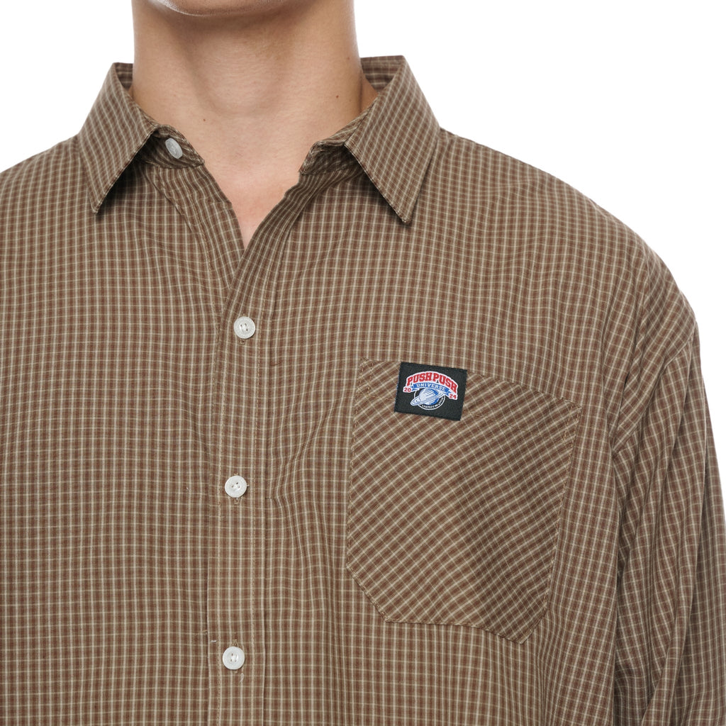 PP006 Gingham Oversize Shirt