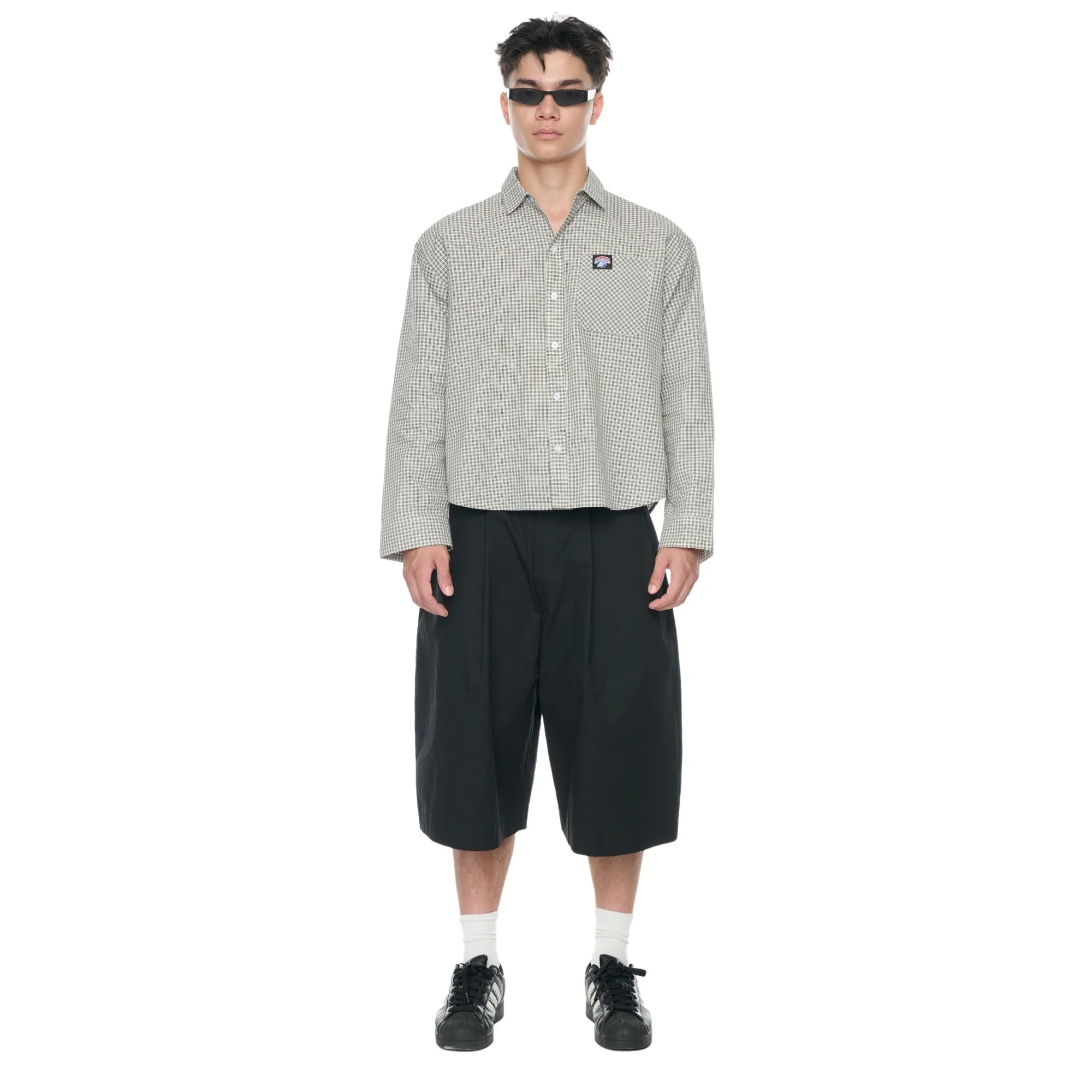 PP006 Gingham Oversize Shirt