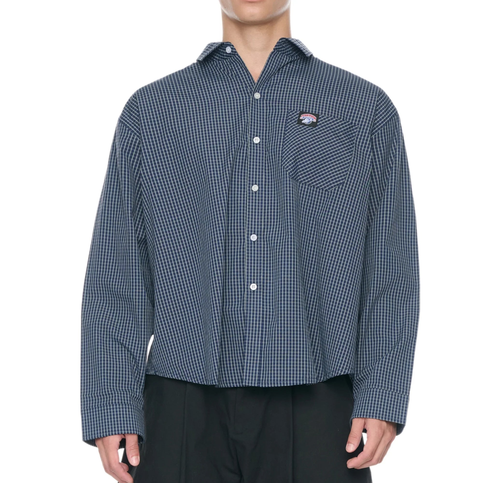 PP006 Gingham Oversize Shirt