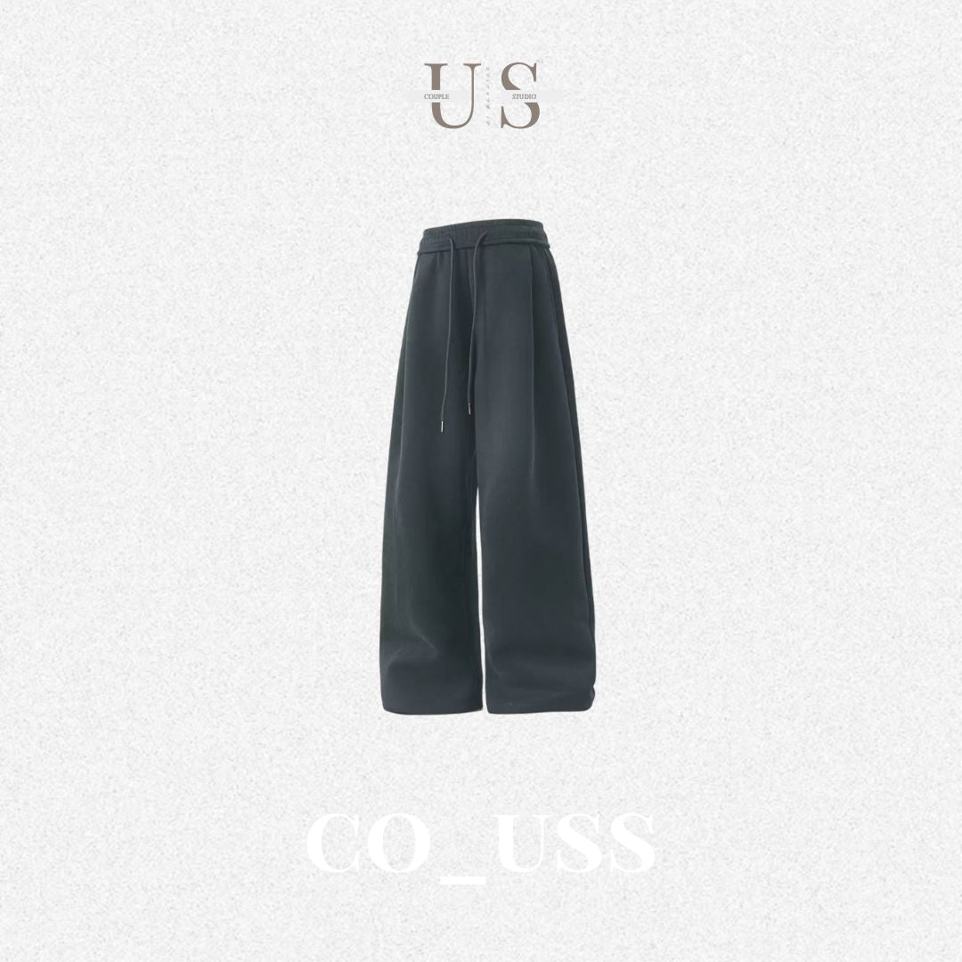 P0228 American-style retro curved-blade casual sweatpants