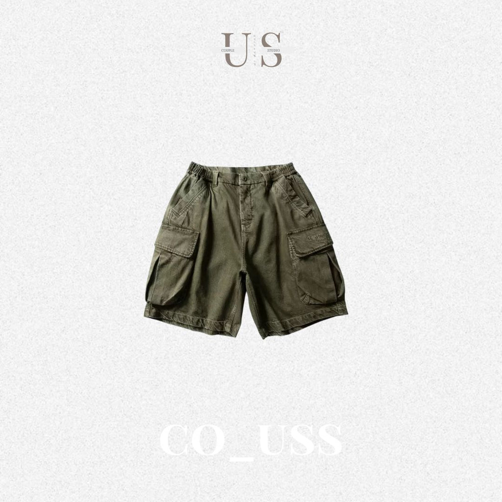 P0203 American-style multi-pocket heavyweight Short Cargo-Pants
