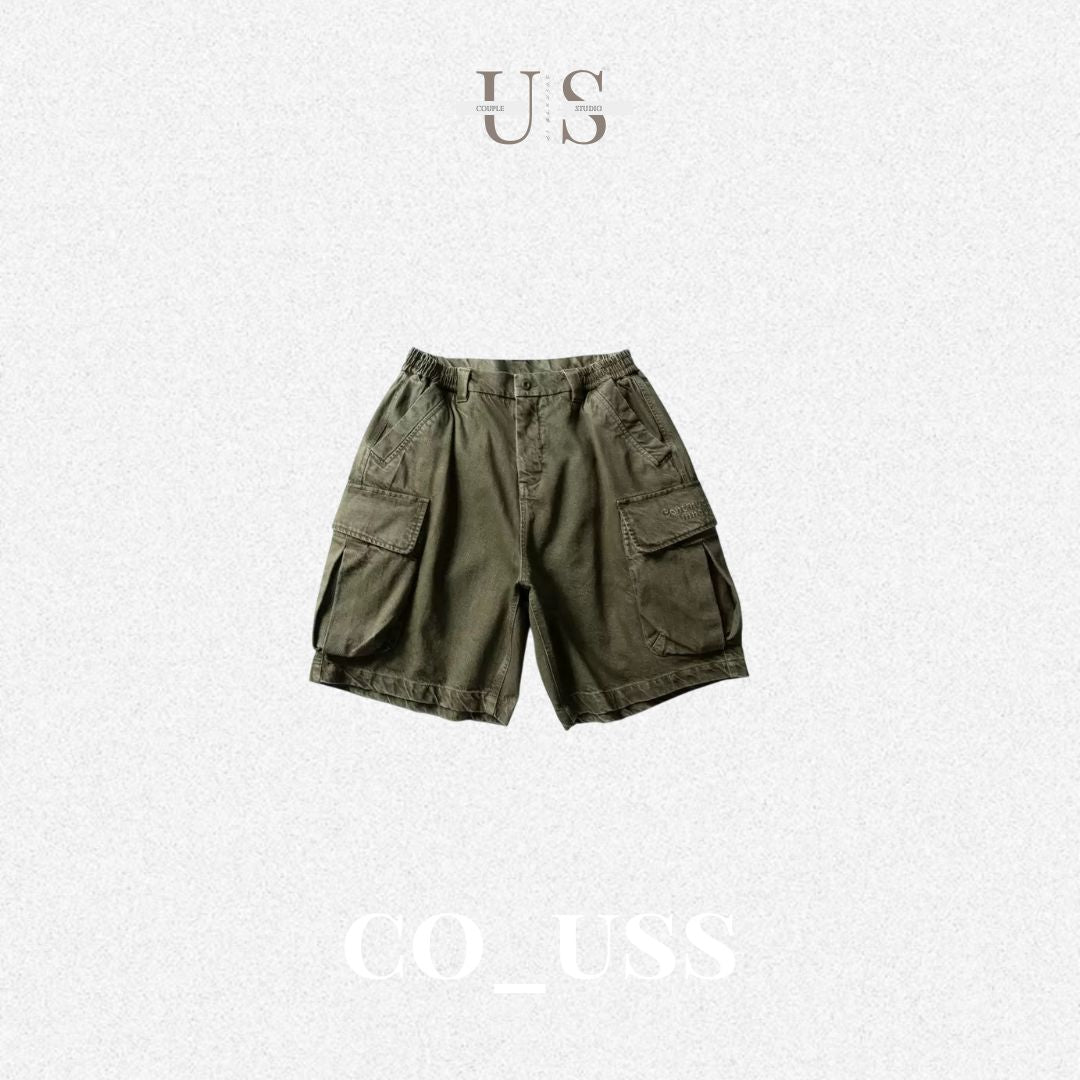 P0203 American-style multi-pocket heavyweight Short Cargo-Pants