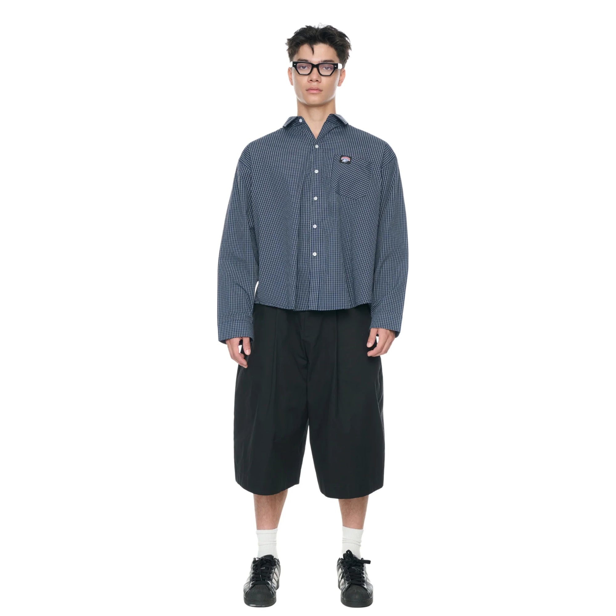 PP006 Gingham Oversize Shirt