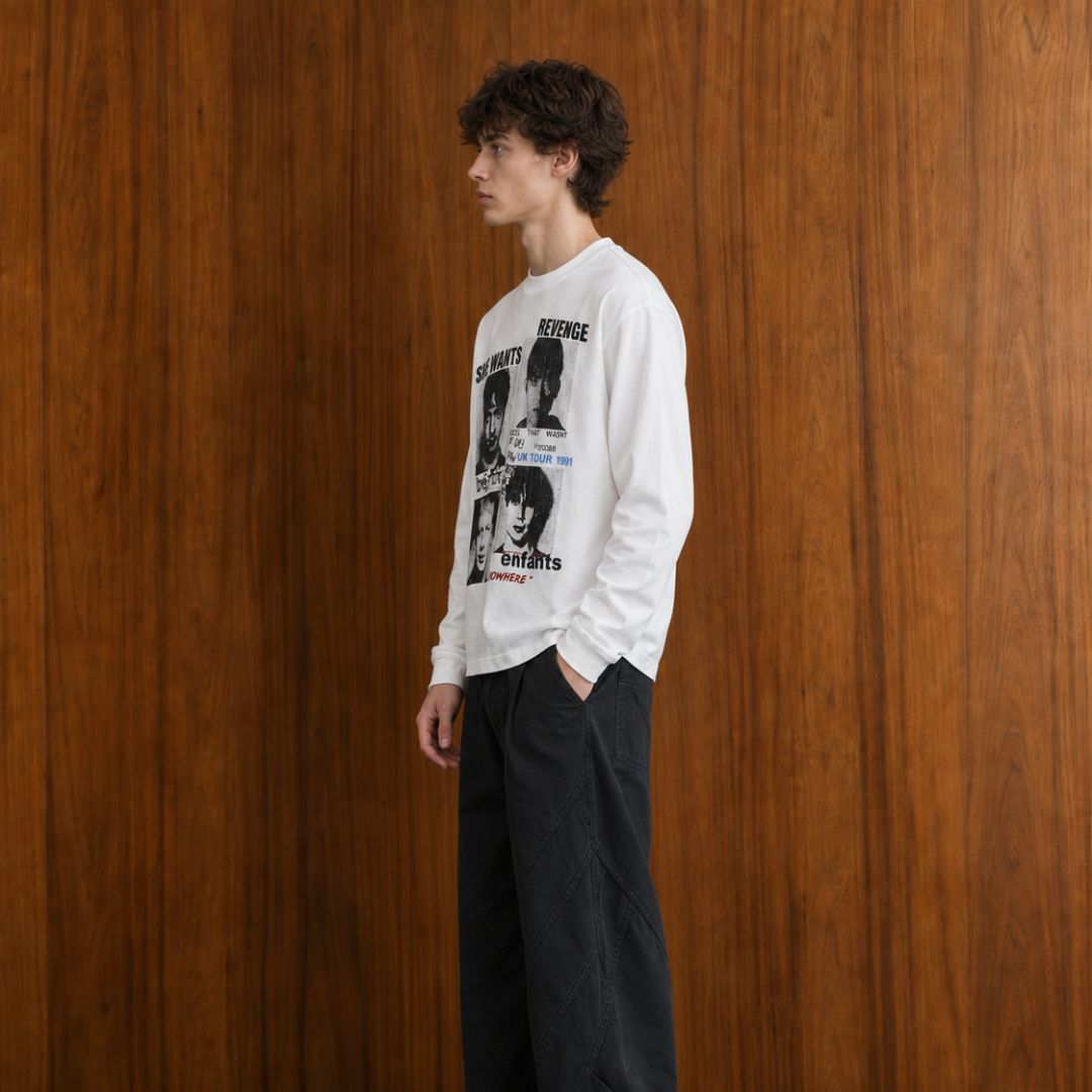 LK006 Revenge Collage Long Sleeve