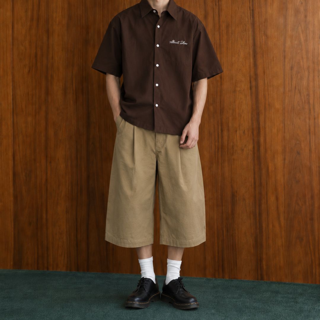 LK008 Arc Wide Shorts