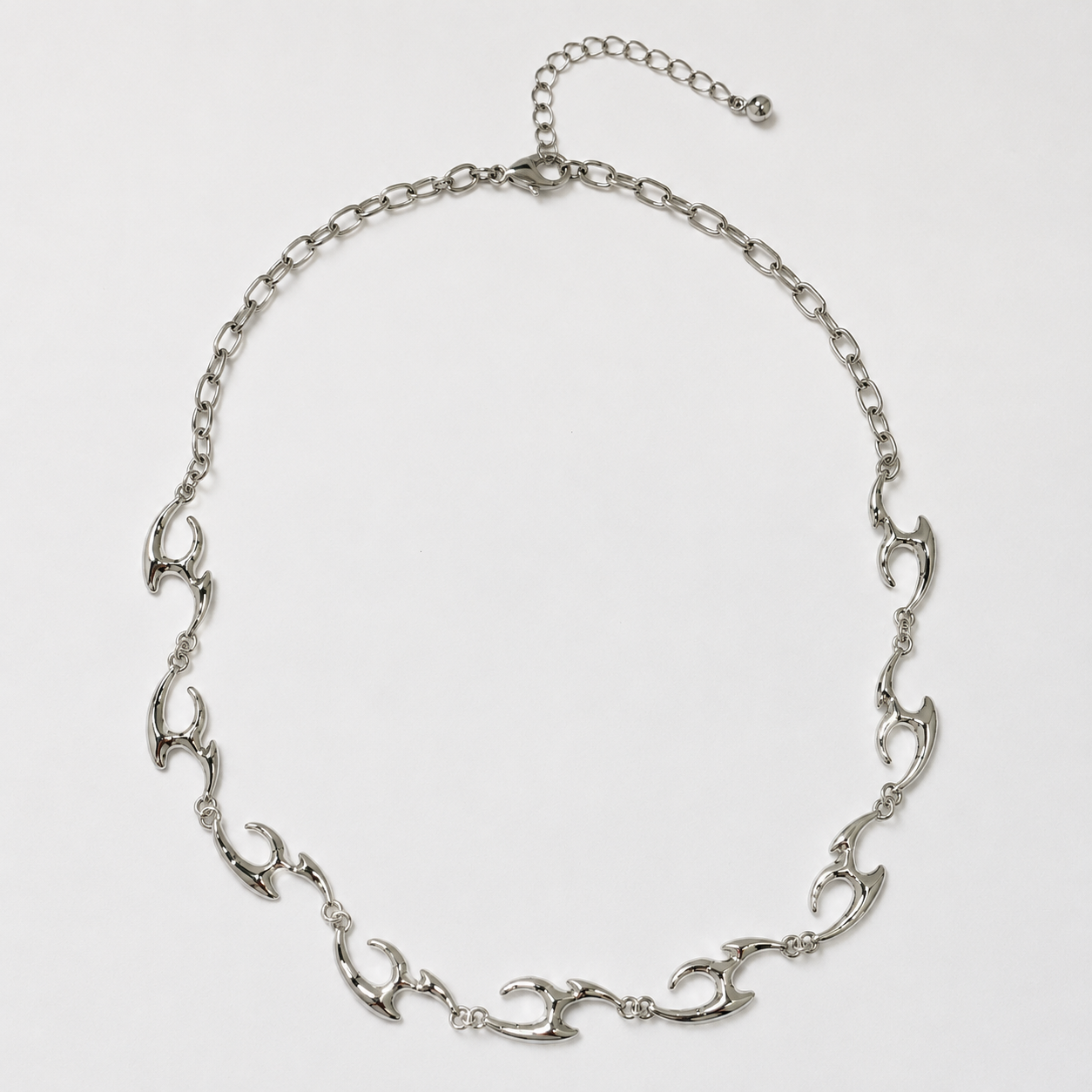 N002 IGNITE FLAME LINK NECKLACE